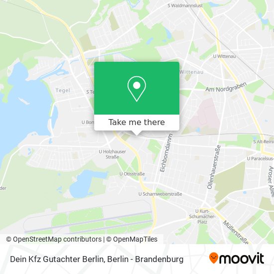 Карта Dein Kfz Gutachter Berlin