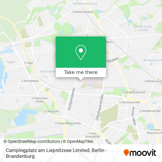 Карта Campingplatz am Liepnitzsee Limited