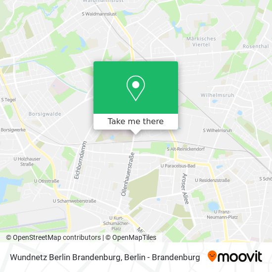 Карта Wundnetz Berlin Brandenburg