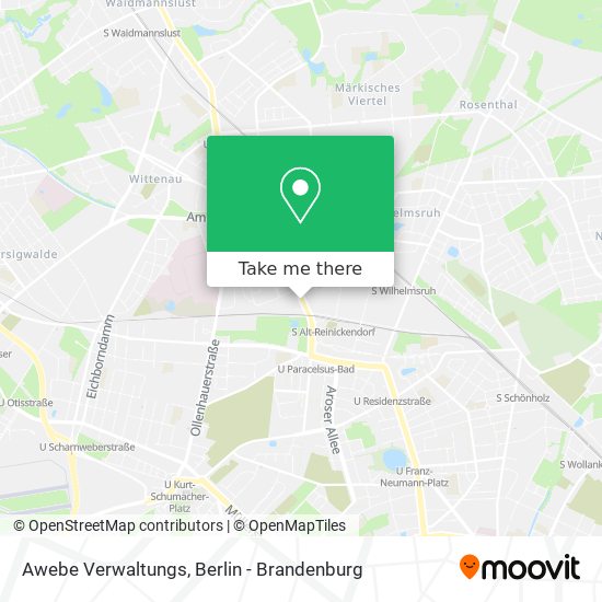 Awebe Verwaltungs map