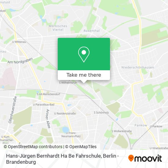 Карта Hans-Jürgen Bernhardt Ha Be Fahrschule
