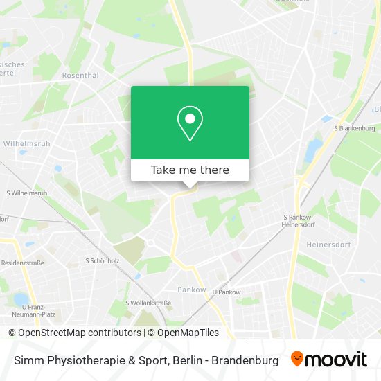 Simm Physiotherapie & Sport map