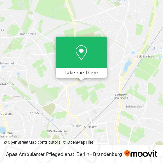 Apas Ambulanter Pflegedienst map