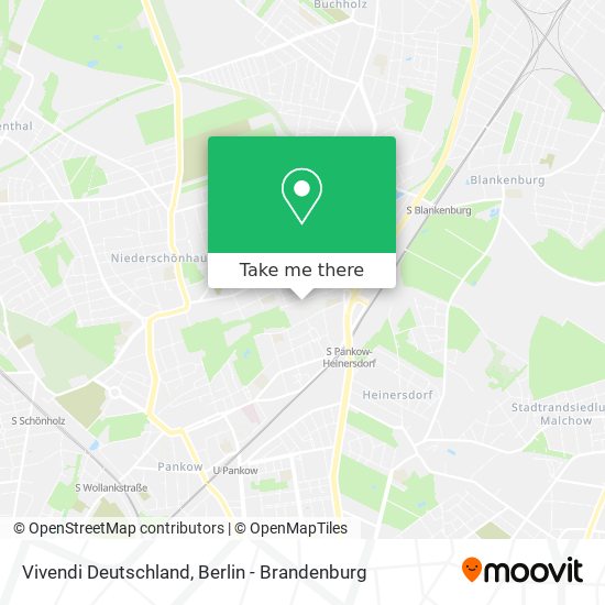 Карта Vivendi Deutschland