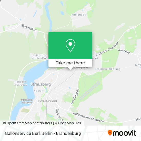 Ballonservice Berl map