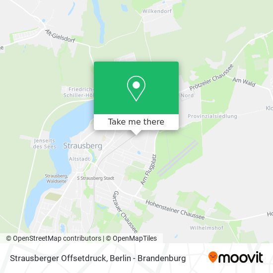 Strausberger Offsetdruck map