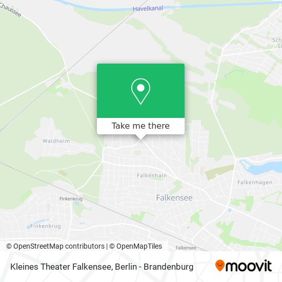 Kleines Theater Falkensee map