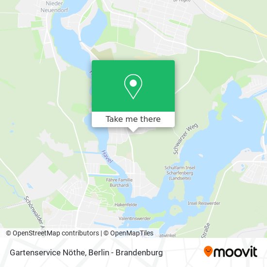 Карта Gartenservice Nöthe