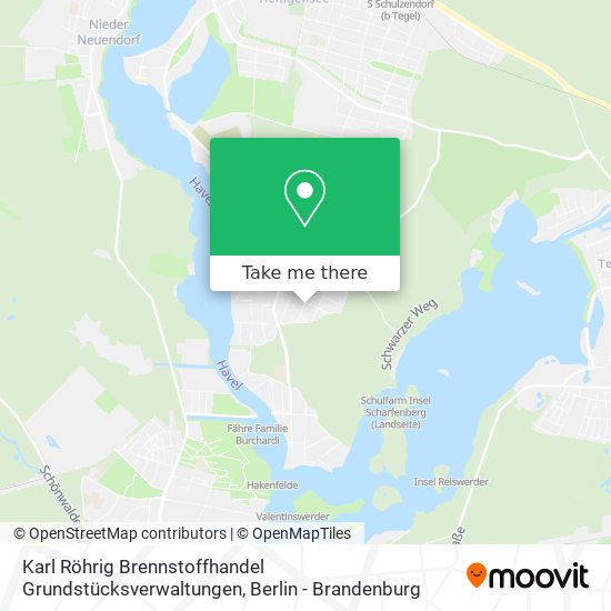Карта Karl Röhrig Brennstoffhandel Grundstücksverwaltungen