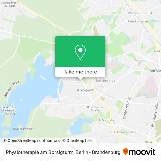 Physiotherapie am Borsigturm map