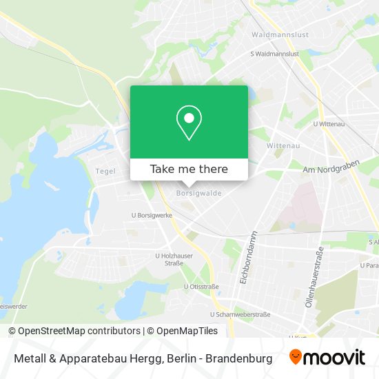 Metall & Apparatebau Hergg map