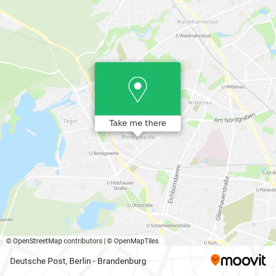 Карта Deutsche Post