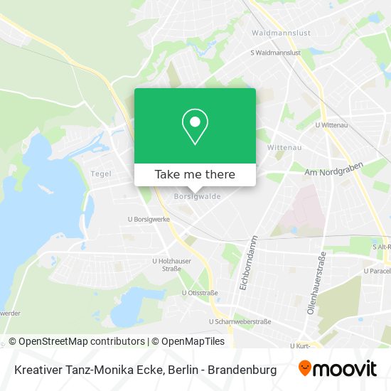 Kreativer Tanz-Monika Ecke map