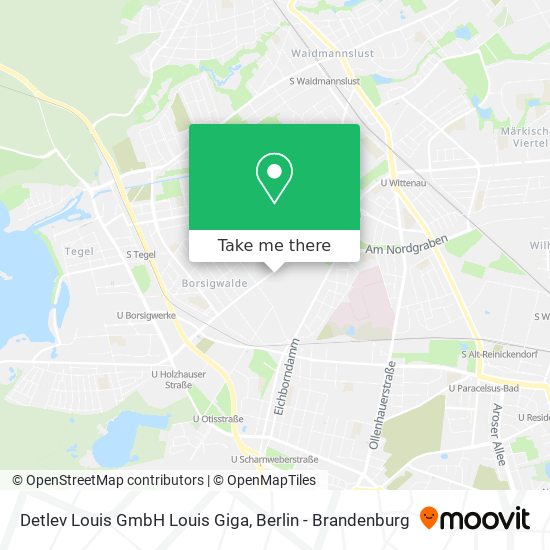 Карта Detlev Louis GmbH Louis Giga