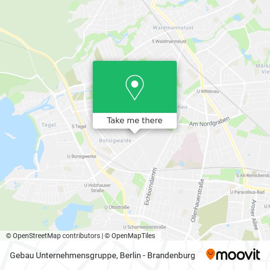 Gebau Unternehmensgruppe map