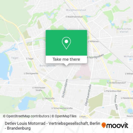 Detlev Louis Motorrad - Vertriebsgesellschaft map