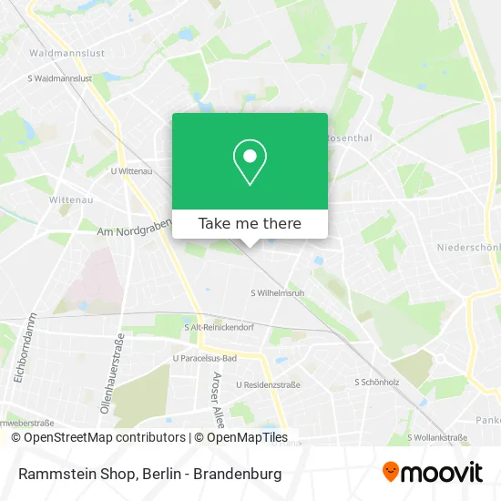 Карта Rammstein Shop