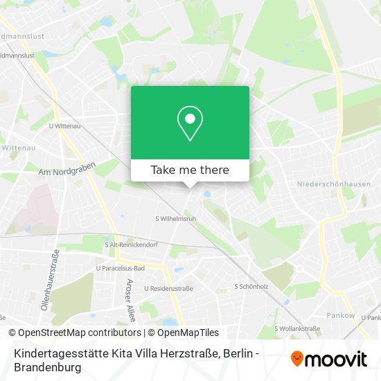 Карта Kindertagesstätte Kita Villa Herzstraße