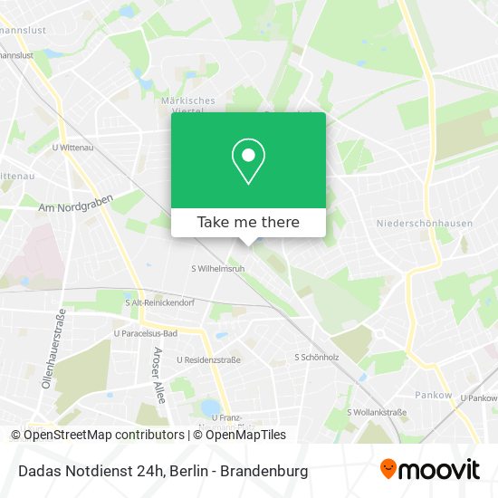 Dadas Notdienst 24h map