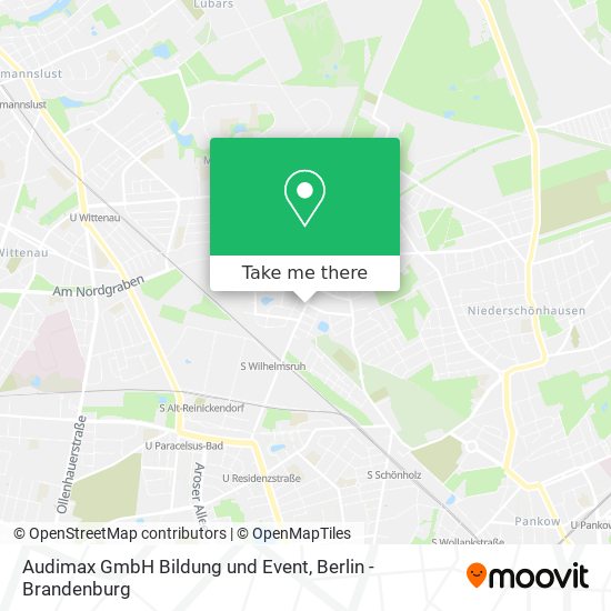 Audimax GmbH Bildung und Event map