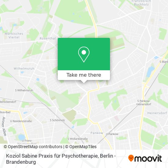 Koziol Sabine Praxis für Psychotherapie map