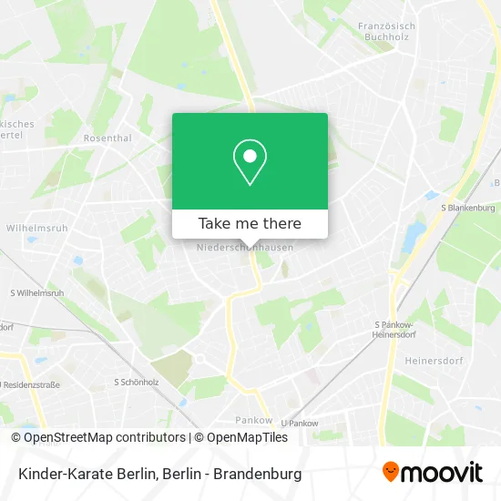 Kinder-Karate Berlin map