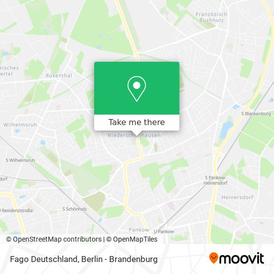 Карта Fago Deutschland