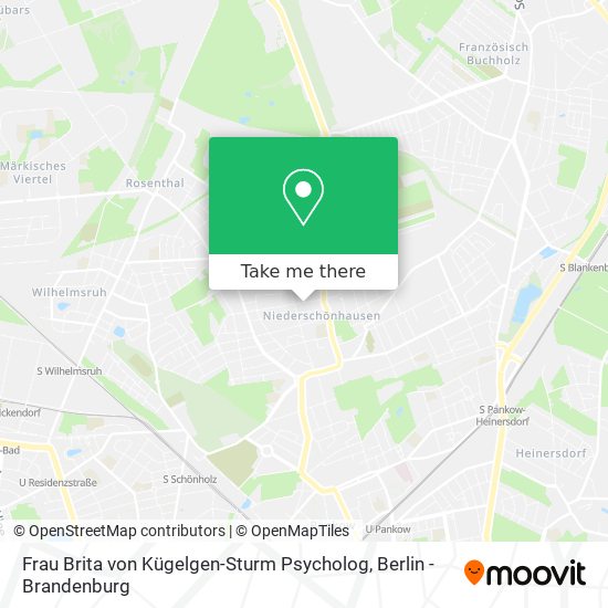 Frau Brita von Kügelgen-Sturm Psycholog map