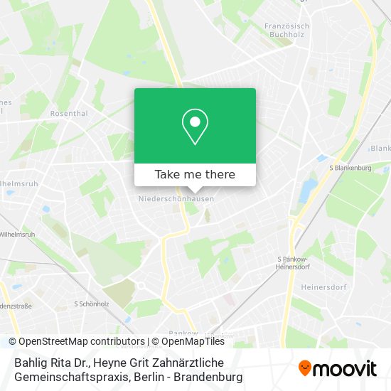 Карта Bahlig Rita Dr., Heyne Grit Zahnärztliche Gemeinschaftspraxis
