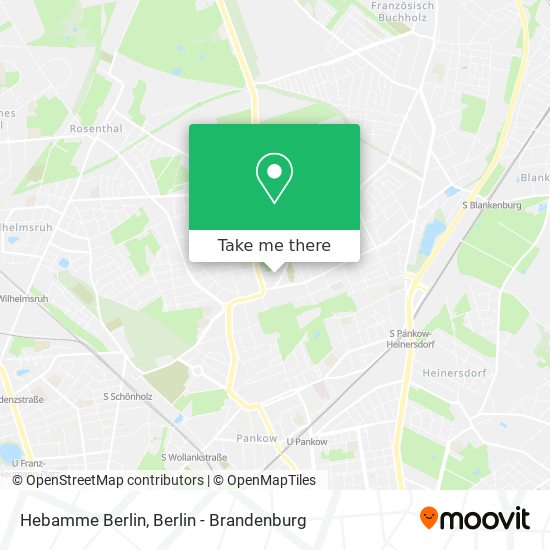 Hebamme Berlin map