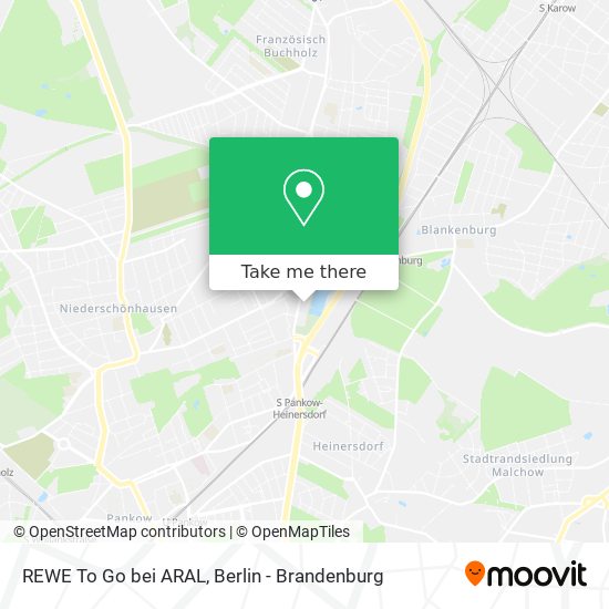 REWE To Go bei ARAL map