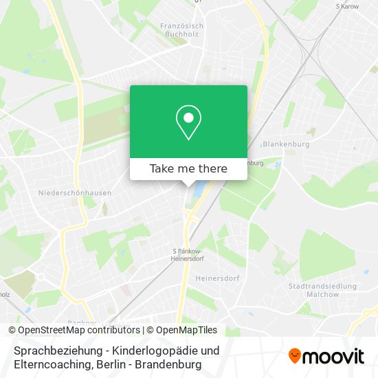 Sprachbeziehung - Kinderlogopädie und Elterncoaching map