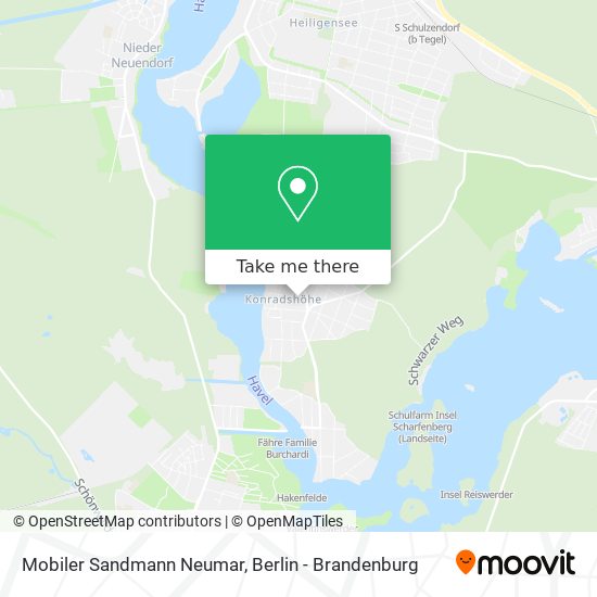 Mobiler Sandmann Neumar map