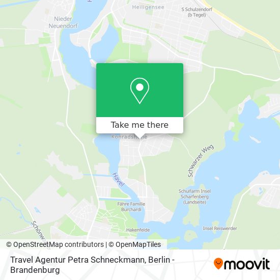 Travel Agentur Petra Schneckmann map