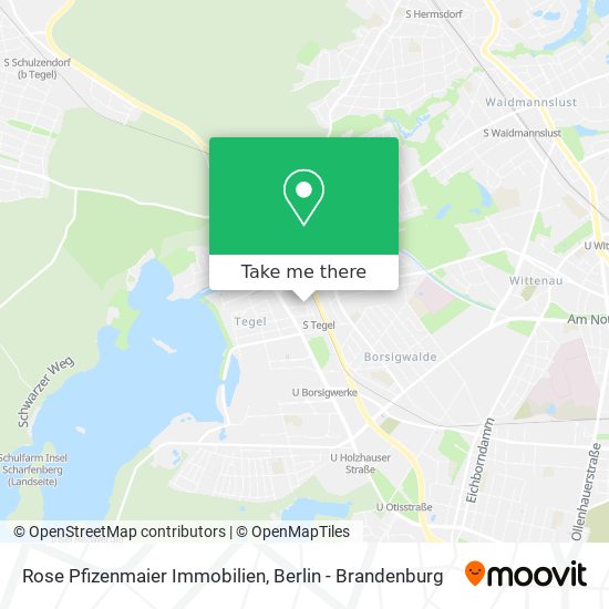 Rose Pfizenmaier Immobilien map