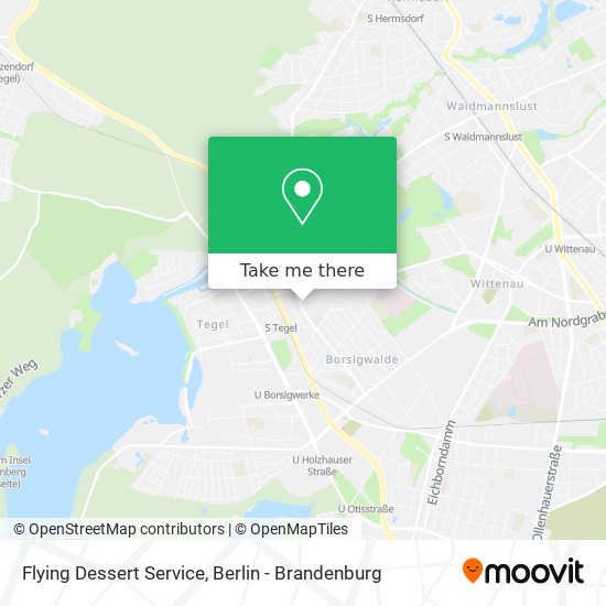 Flying Dessert Service map