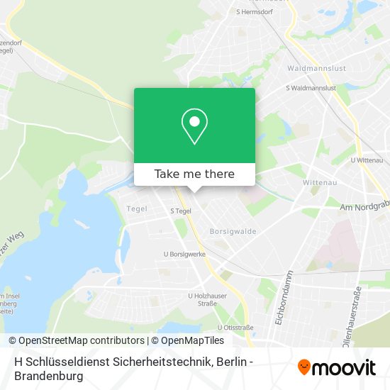 H Schlüsseldienst Sicherheitstechnik map