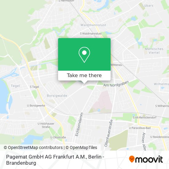Карта Pagemat GmbH AG Frankfurt A.M.