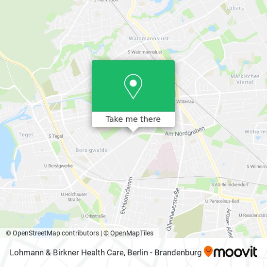 Lohmann & Birkner Health Care map