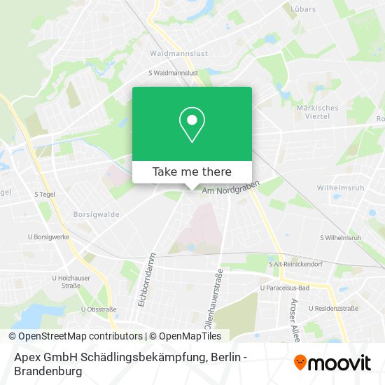 Apex GmbH Schädlingsbekämpfung map
