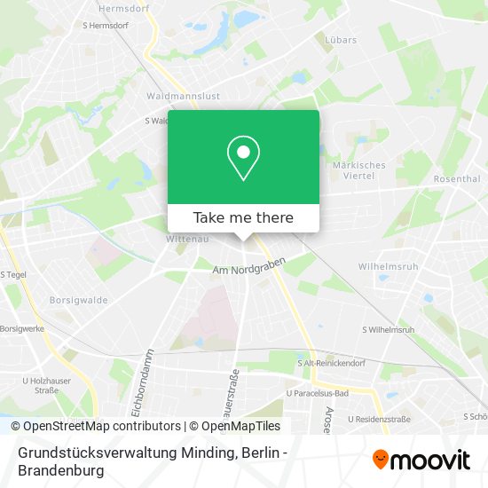 Карта Grundstücksverwaltung Minding