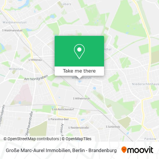 Große Marc-Aurel Immobilien map