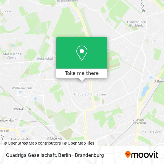 Quadriga Gesellschaft map