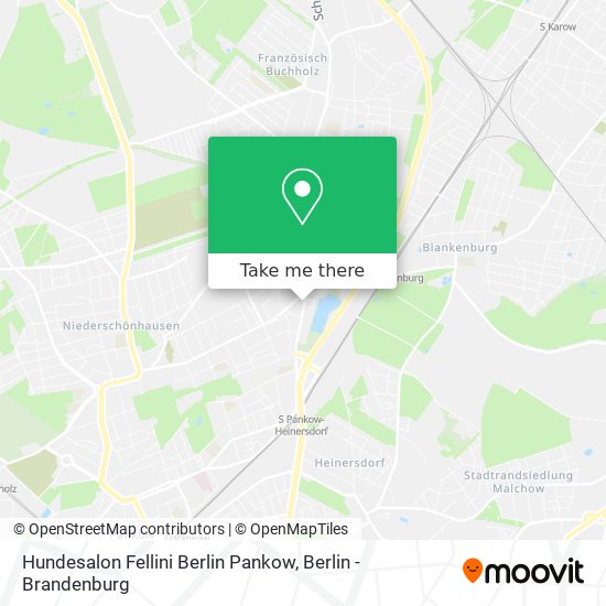 Карта Hundesalon Fellini Berlin Pankow