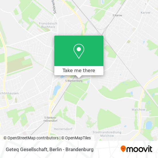 Geteq Gesellschaft map