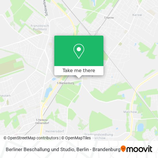 Berliner Beschallung und Studio map