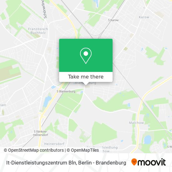 It-Dienstleistungszentrum Bln map