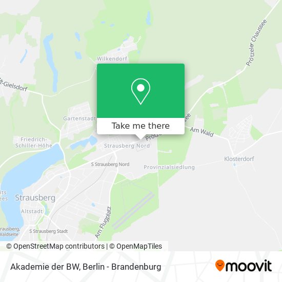 Akademie der BW map