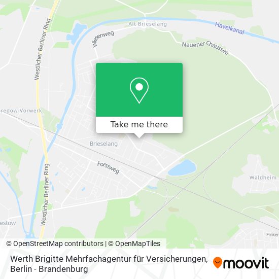 Werth Brigitte Mehrfachagentur für Versicherungen map