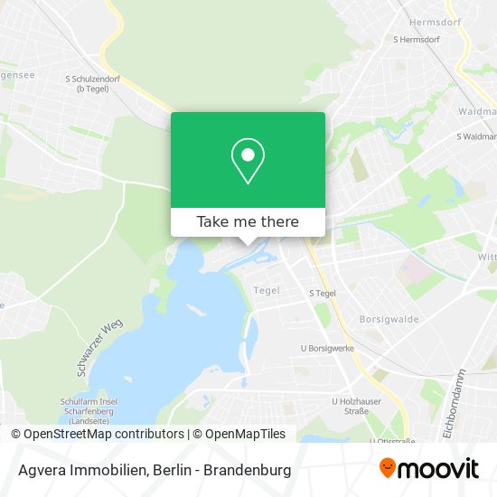 Agvera Immobilien map
